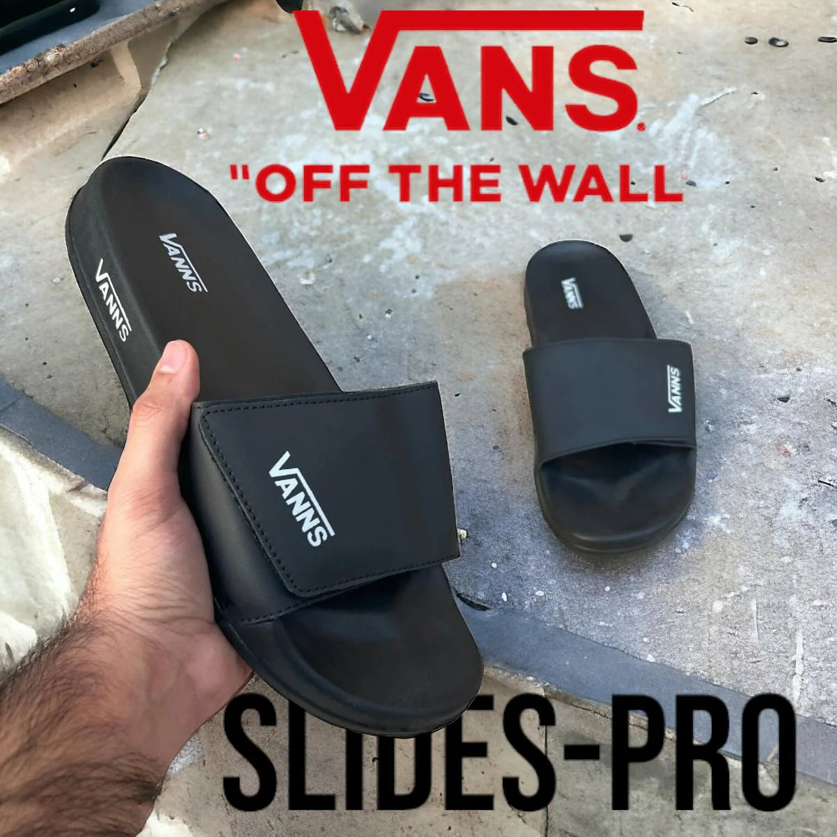 VANS SLIPPER BLACK