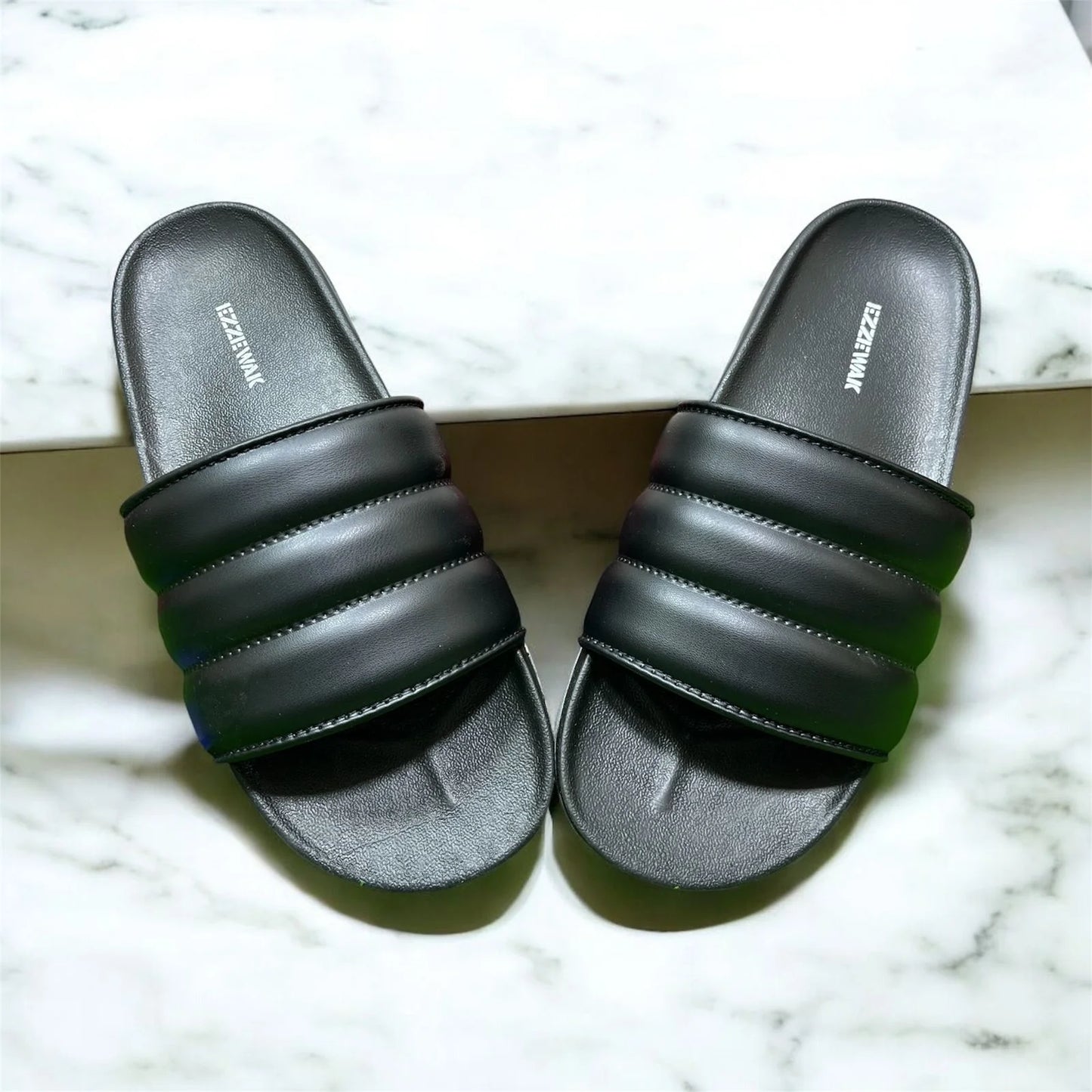 EZZE WALK SUMMER SLIPPERS BLACK