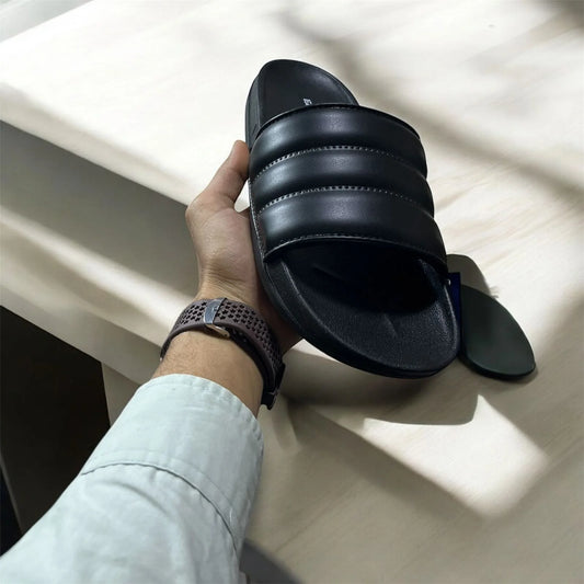 EZZE WALK SUMMER SLIPPERS BLACK