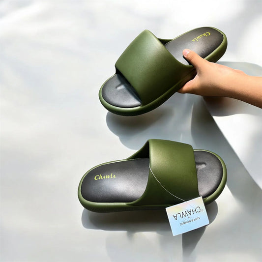 CHAWLA SLIDES COLOR GREEN