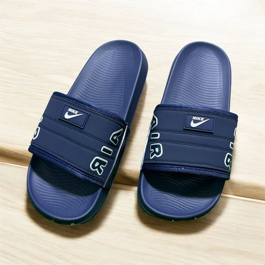 NIKE AIR SLIDS BLUE
